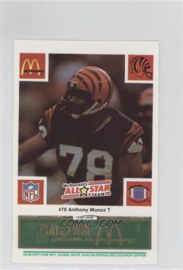 1986 McDonald's Play & Win - All-Star Team - Green Tab #_ANMU - Anthony Munoz