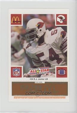 1986 McDonald's Play & Win - All-Star Team - Orange Tab #_EJJU - E.J. Junior