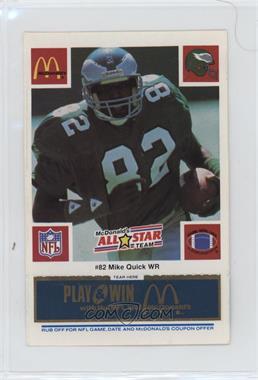 1986 McDonald's Play & Win - Seattle Seahawks - Blue Tab #_JOMO - Joe Morris