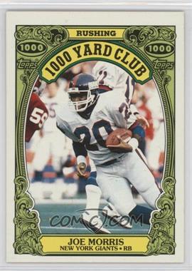 1986 Topps - 1000 Yard Club #4 - Joe Morris