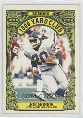 1986 Topps - 1000 Yard Club #4 - Joe Morris