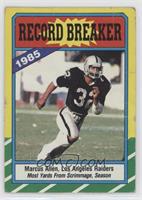 Record Breaker - Marcus Allen (C* on Copyright Line) [Poor to Fair]