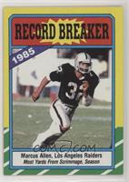 Record Breaker - Marcus Allen (C* on Copyright Line)