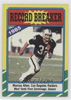 Record Breaker - Marcus Allen (D* on Copyright Line)