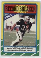 Record Breaker - Marcus Allen (D* on Copyright Line)