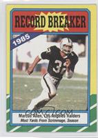Record Breaker - Marcus Allen (D* on Copyright Line)
