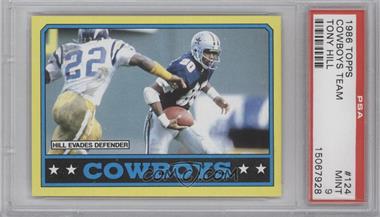 1986 Topps - [Base] #124.2 - Dallas Cowboys (D* on Copyright Line) [PSA 9 MINT]