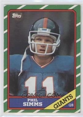 1986 Topps - [Base] #138.2 - Phil Simms (D* on Copyright Line)