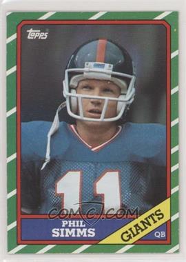 1986 Topps - [Base] #138.2 - Phil Simms (D* on Copyright Line)