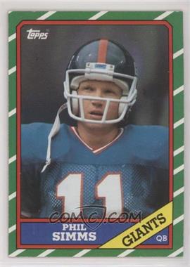 1986 Topps - [Base] #138.2 - Phil Simms (D* on Copyright Line)