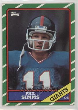 1986 Topps - [Base] #138.2 - Phil Simms (D* on Copyright Line)