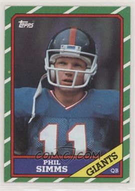 1986 Topps - [Base] #138.2 - Phil Simms (D* on Copyright Line)