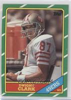 Dwight Clark (C* on Copyright Line)