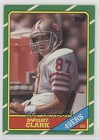 Dwight Clark (C* on Copyright Line)