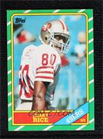 Jerry Rice (D* on Copyright Line)