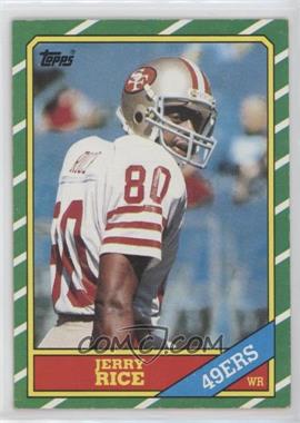 1986 Topps - [Base] #161.2 - Jerry Rice (D* on Copyright Line) [EX to NM]