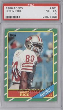 1986 Topps - [Base] #161.2 - Jerry Rice (D* on Copyright Line) [PSA 4 VG‑EX]