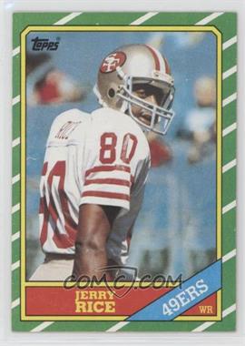 1986 Topps - [Base] #161.2 - Jerry Rice (D* on Copyright Line)