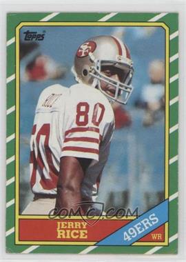 1986 Topps - [Base] #161.2 - Jerry Rice (D* on Copyright Line) [EX to NM]
