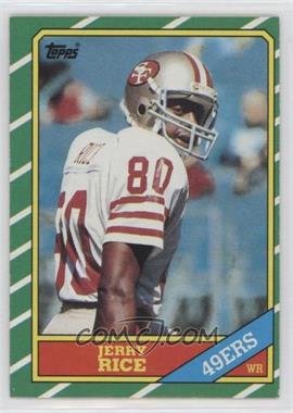 1986 Topps - [Base] #161.2 - Jerry Rice (D* on Copyright Line)