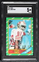 Jerry Rice (D* on Copyright Line) [SGC 5 EX]