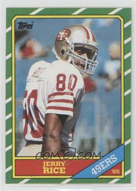 1986 Topps - [Base] #161.2 - Jerry Rice (D* on Copyright Line)