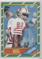 Jerry Rice (D* on Copyright Line)