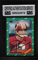 Joe Theismann [CAS Certified Sealed]