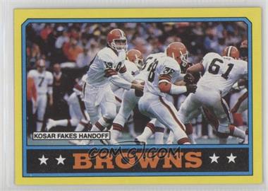 1986 Topps - [Base] #185.2 - Cleveland Browns (D* on Copyright Line)