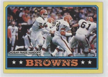 1986 Topps - [Base] #185.2 - Cleveland Browns (D* on Copyright Line)