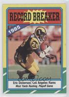 Record Breaker - Eric Dickerson (D* on Copyright Line)