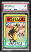 Record Breaker - Eric Dickerson (D* on Copyright Line) [PSA 9 MINT]