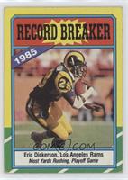 Record Breaker - Eric Dickerson (D* on Copyright Line) [Good to VG…