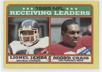 League Leaders - Lionel James, Roger Craig (C* on Copyright Line)