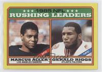League Leaders - Marcus Allen, Gerald Riggs (D* on Copyright Line) [Good t…