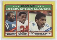 League Leaders - Eugene Daniel, Albert Lewis, Everson Walls (C* on Copyright Li…