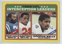 League Leaders - Eugene Daniel, Albert Lewis, Everson Walls (C* on Copyright Li…