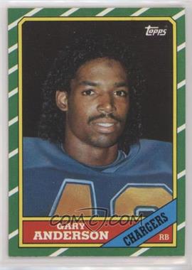 1986 Topps - [Base] #233.1 - Gary Anderson (C* on Copyright Line)