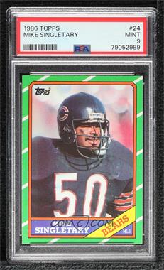 1986 Topps - [Base] #24 - Mike Singletary [PSA 9 MINT]