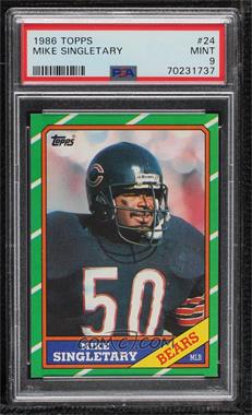 1986 Topps - [Base] #24 - Mike Singletary [PSA 9 MINT]