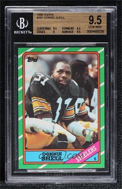 1986 Topps - [Base] #291 - Donnie Shell [BGS 9.5 GEM MINT]