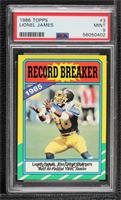 Record Breaker - Lionel James (C* on Copyright Line) [PSA 9 MINT]