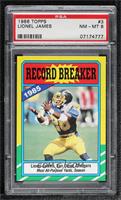 Record Breaker - Lionel James (C* on Copyright Line) [PSA 8 NM‑…