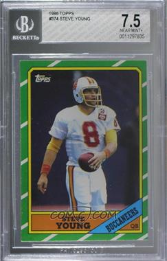 1986 Topps - [Base] #374.1 - Steve Young (C* on Copyright Line) [BGS 7.5 NEAR MINT+]