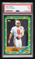 Steve Young (D* on Copyright Line) [PSA 7 NM]