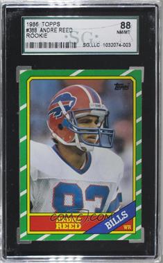 1986 Topps - [Base] #388 - Andre Reed [SGC 88 NM/MT 8]