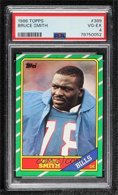 1986 Topps - [Base] #389 - Bruce Smith [PSA 4 VG‑EX]