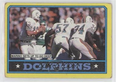 1986 Topps - [Base] #44.2 - Miami Dolphins (D* on Copyright Line) [Poor to Fair]