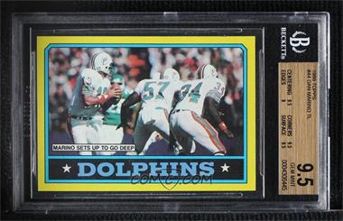 1986 Topps - [Base] #44.2 - Miami Dolphins (D* on Copyright Line) [BGS 9.5 GEM MINT]
