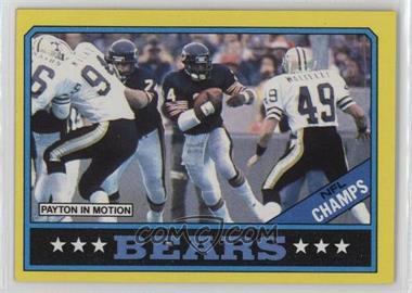 1986 Topps - [Base] #9.1 - Chicago Bears (C* on Copyright Line)